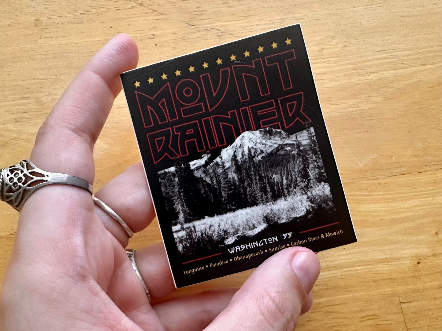 Mount Rainier National Park Sticker