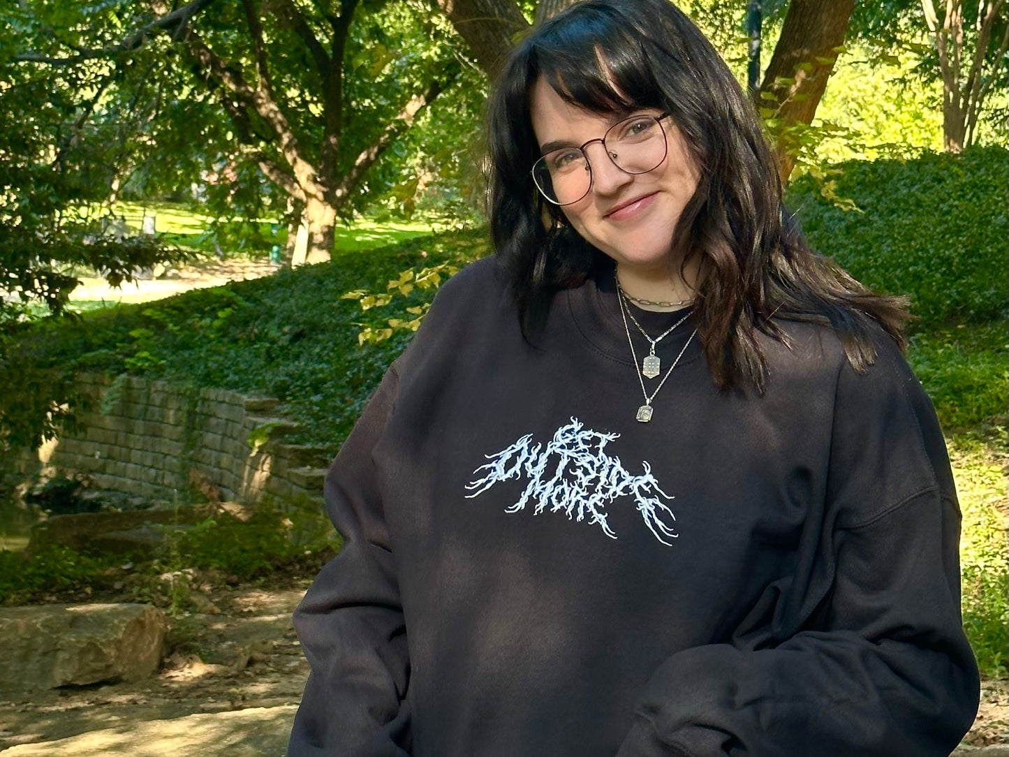 Get Outside More Black Crewneck
