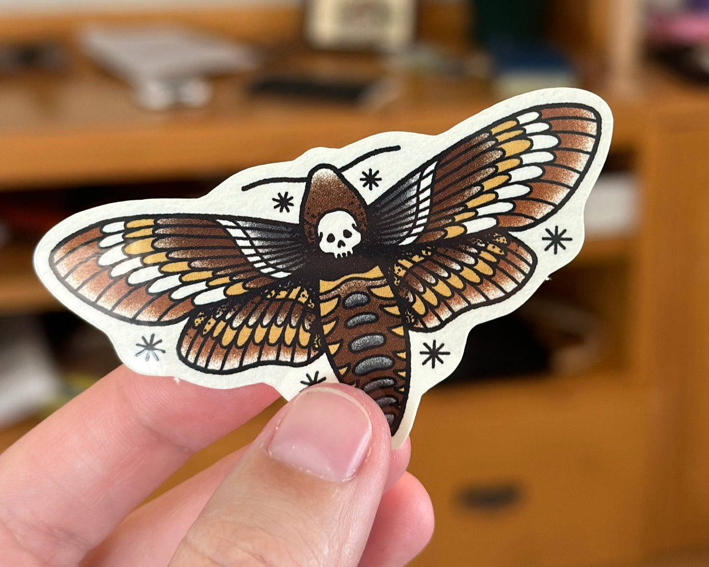 Death's-head Hawkmoth Sticker