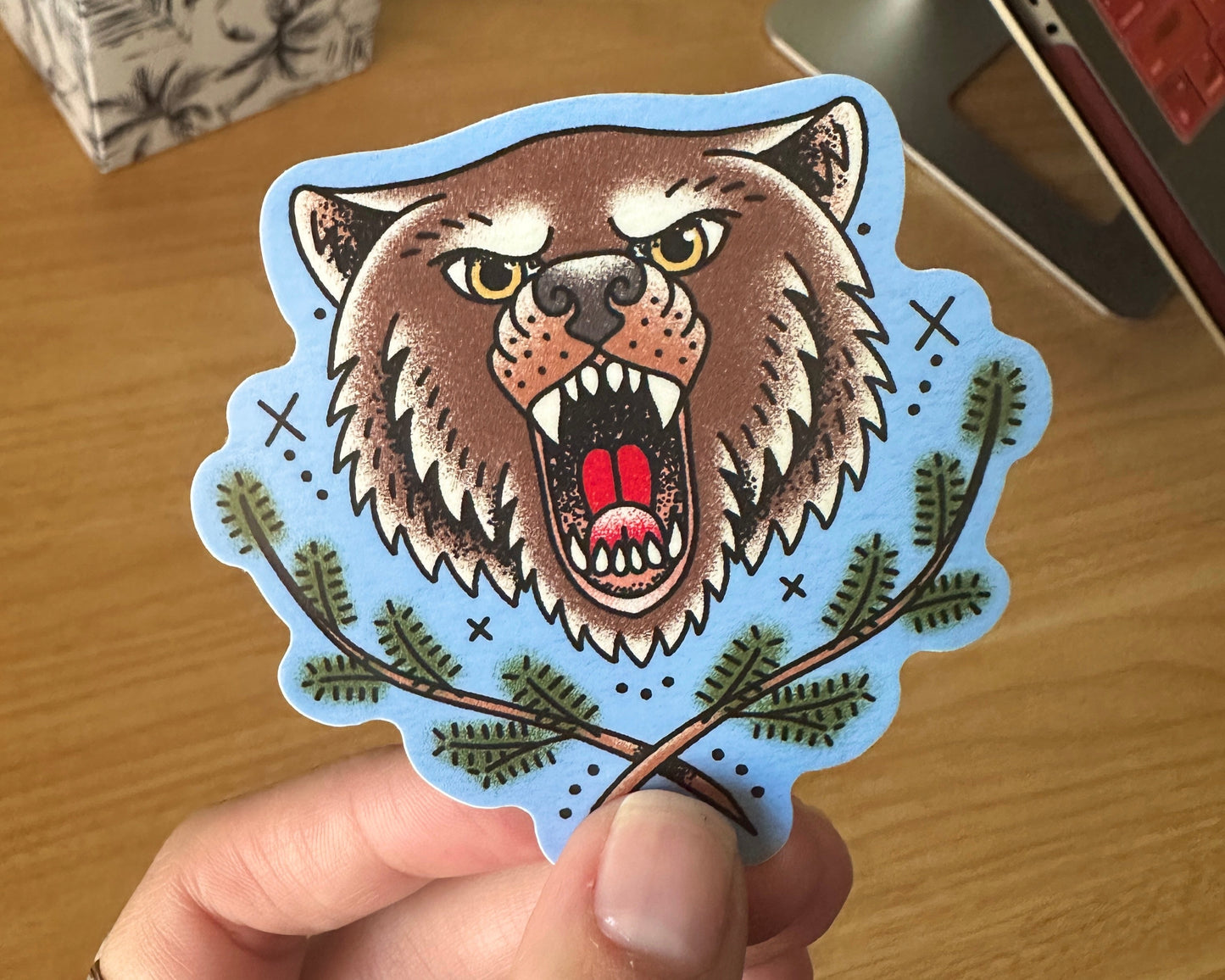 Grizzly Bear Sticker