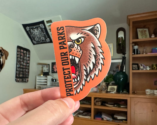 Protect Our Parks Sticker