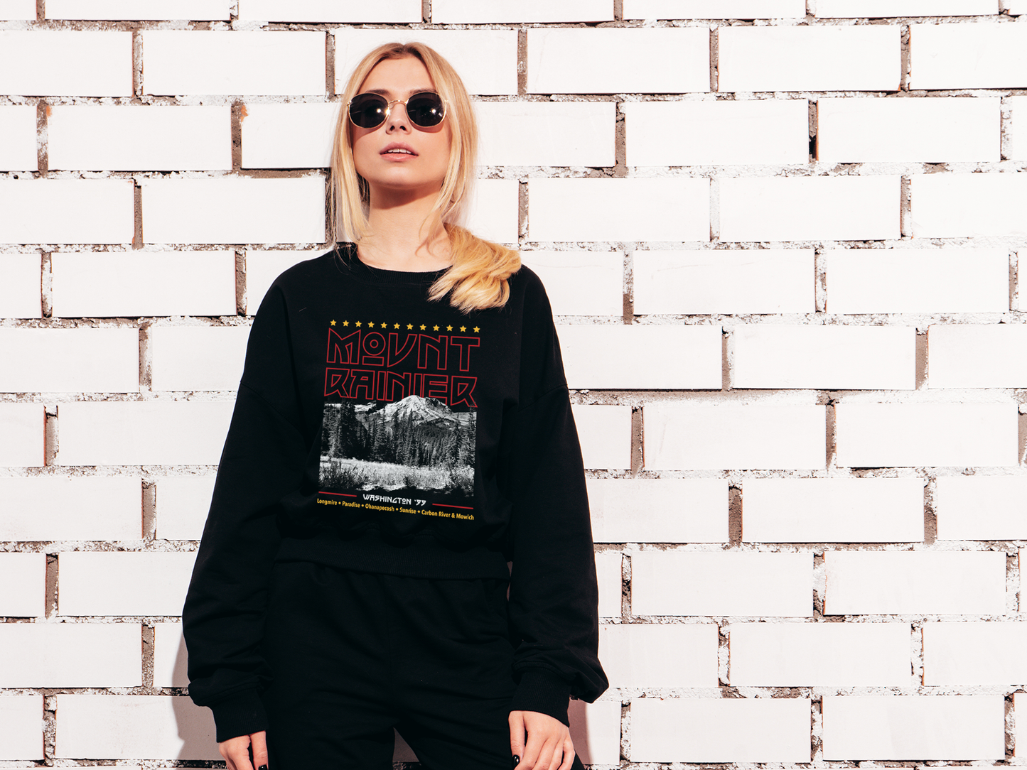 Mount Rainier National Park Sweatshirt