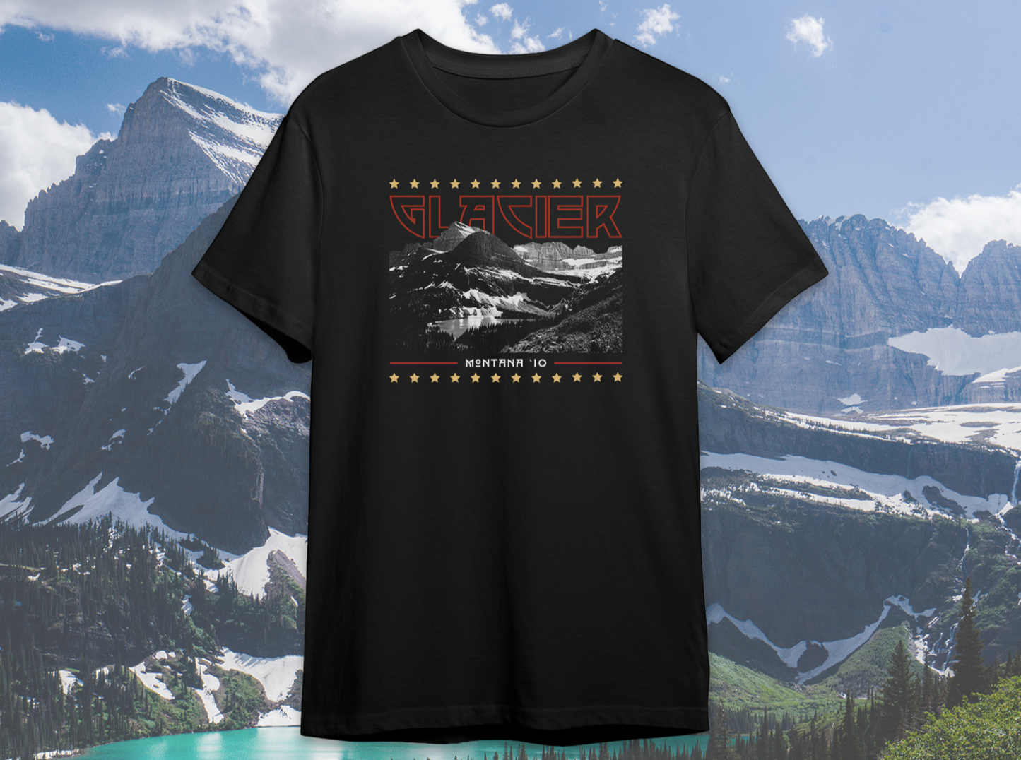 Glacier National Park Shirt - Extended Sizing