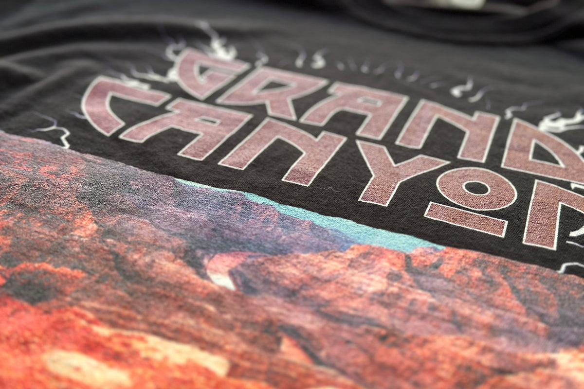 T-shirt with 'Grand Canyon' text and image of the canyon