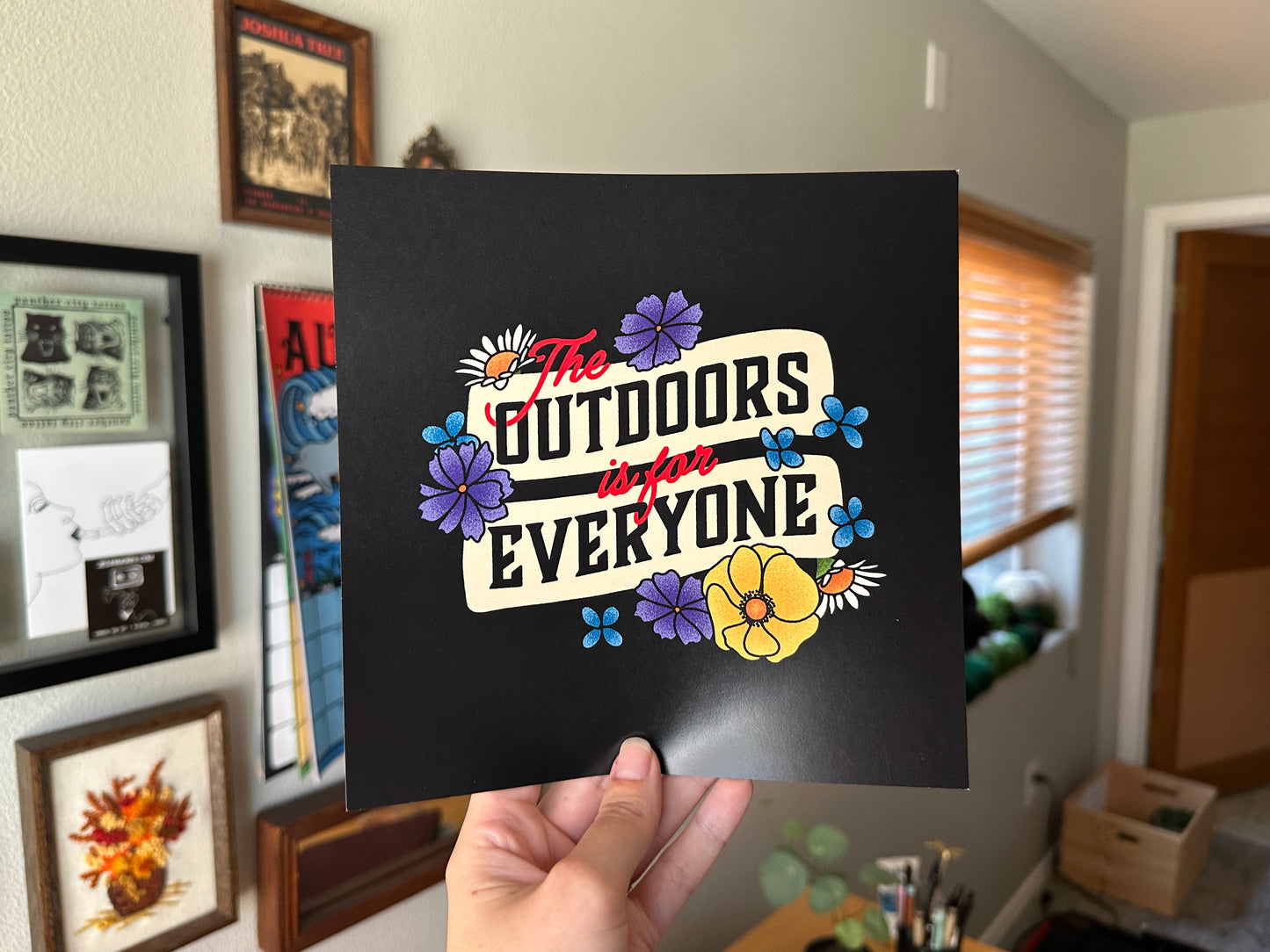 The Outdoors Is For Everyone Print