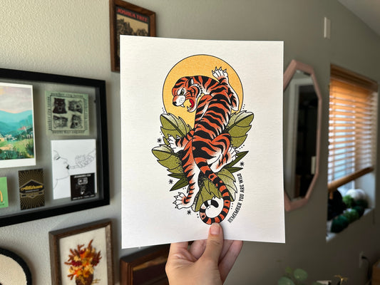 Remember You Are Wild Print