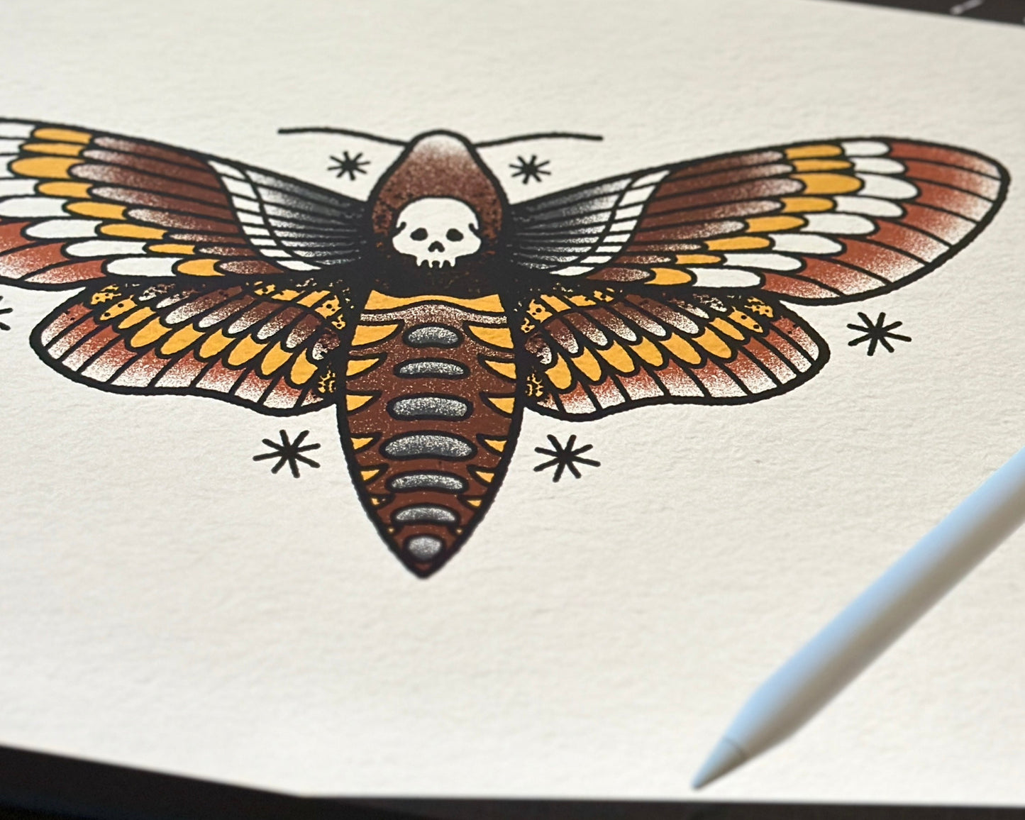 Death's-head Hawkmoth Sticker