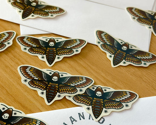 Death's-head Hawkmoth Sticker