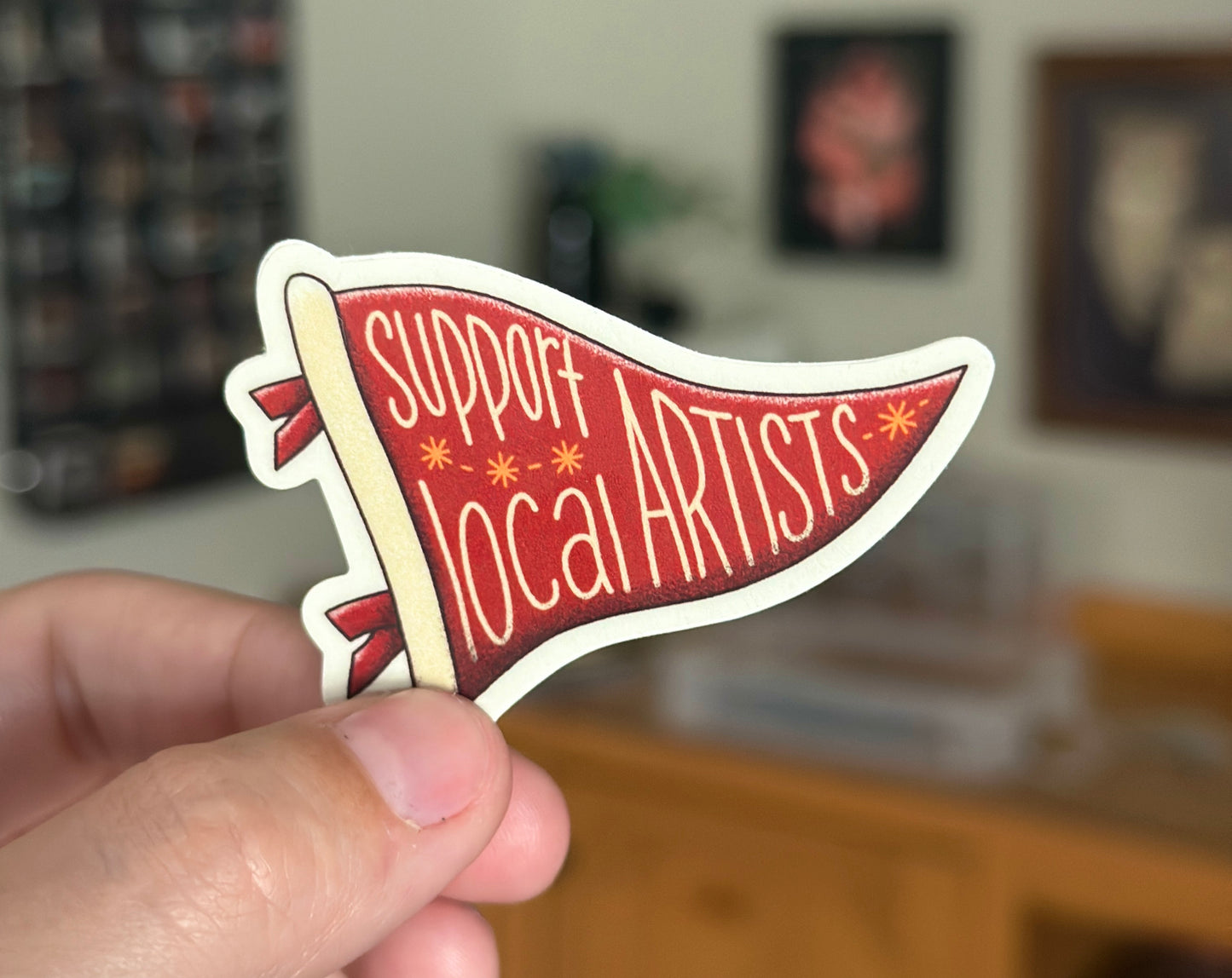 Support Local Artists Sticker