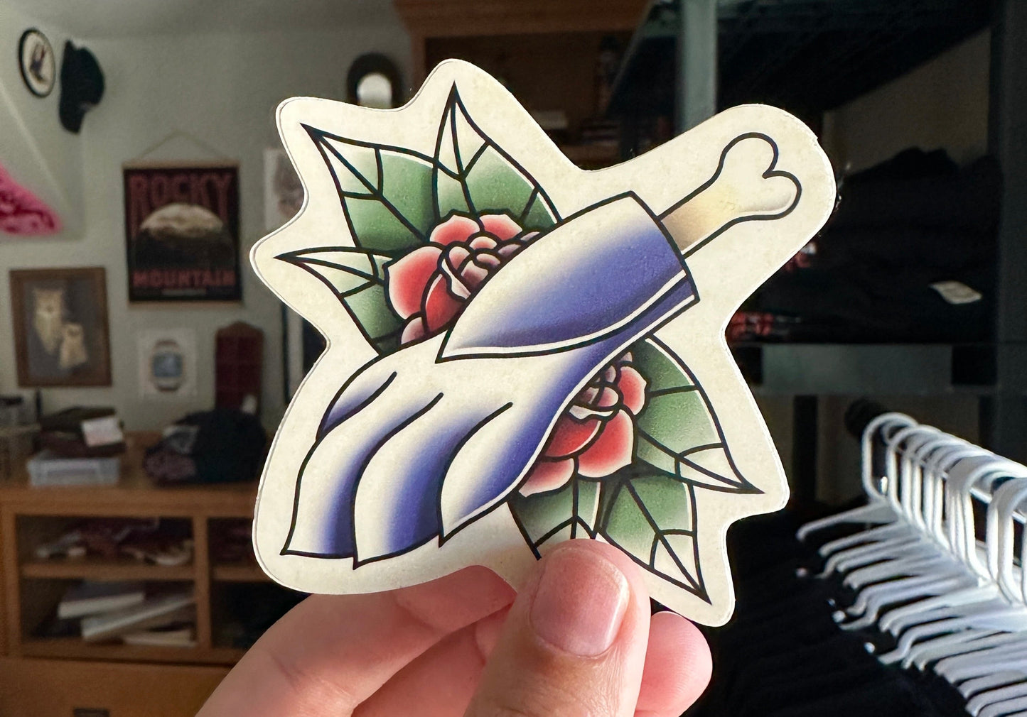 Lucky Rabbit's Foot Sticker