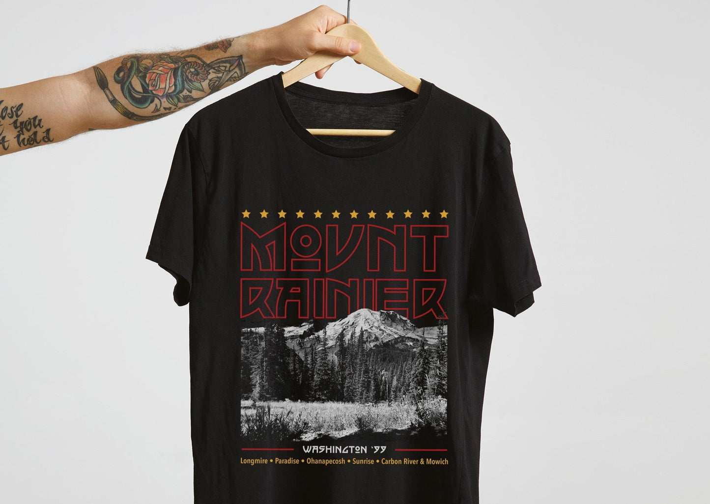 Mount Rainier National Park Shirt - Extended Sizing