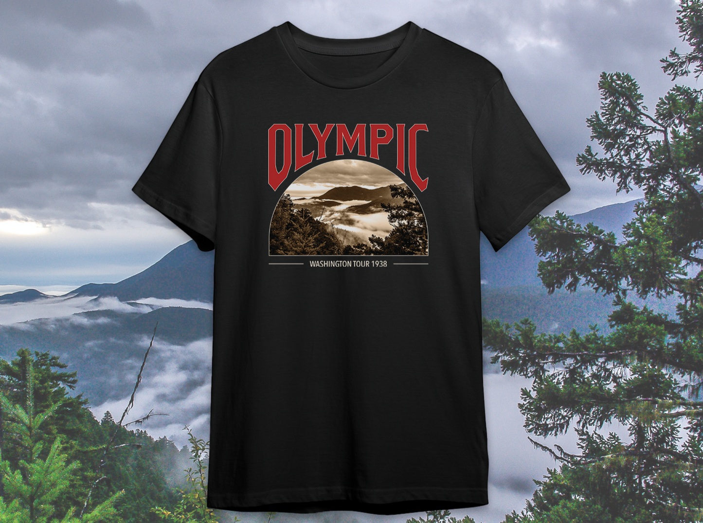 Olympic National Park Shirt - Extended Sizing